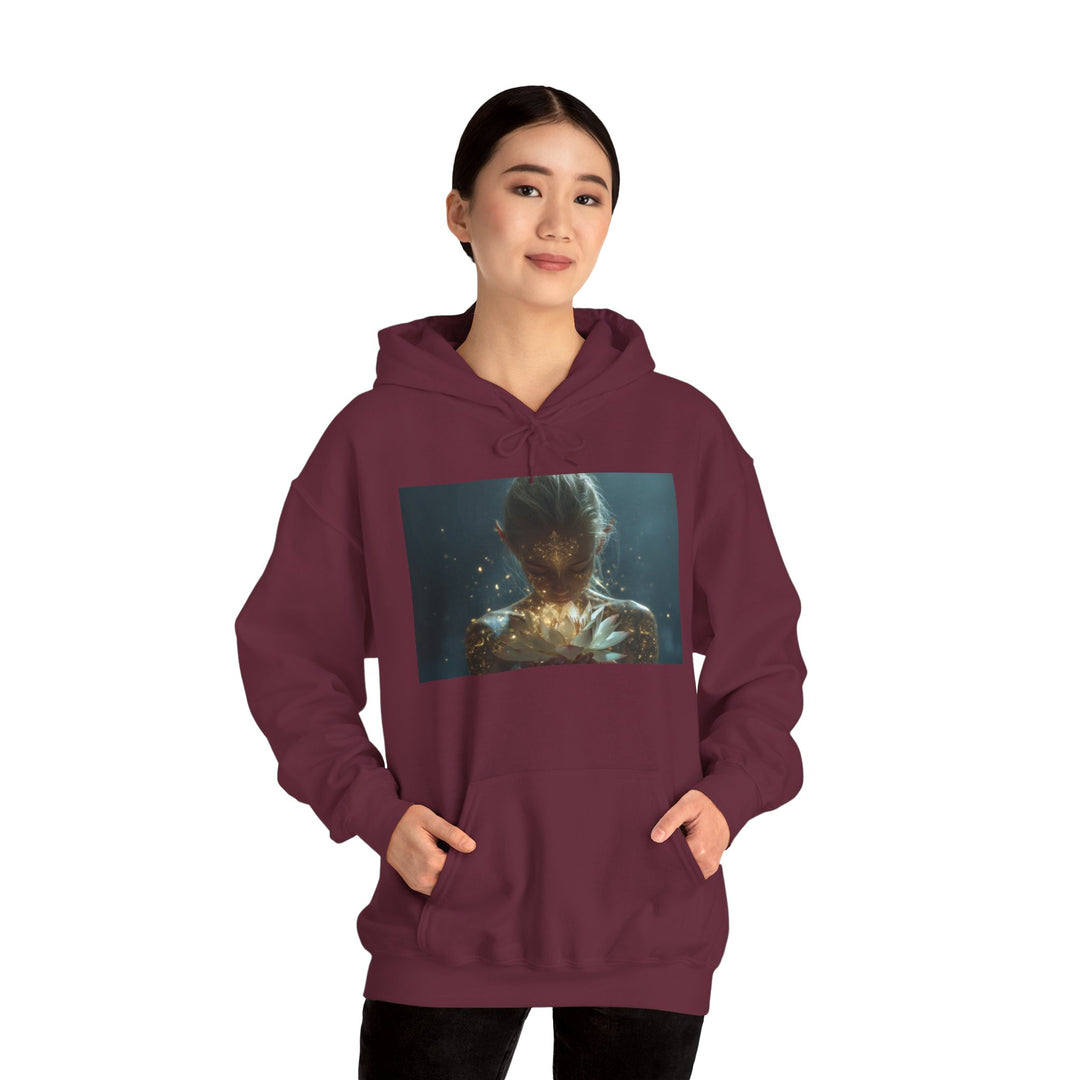 The Whispering Lotus - Heavy Blend Hooded Sweatshirt