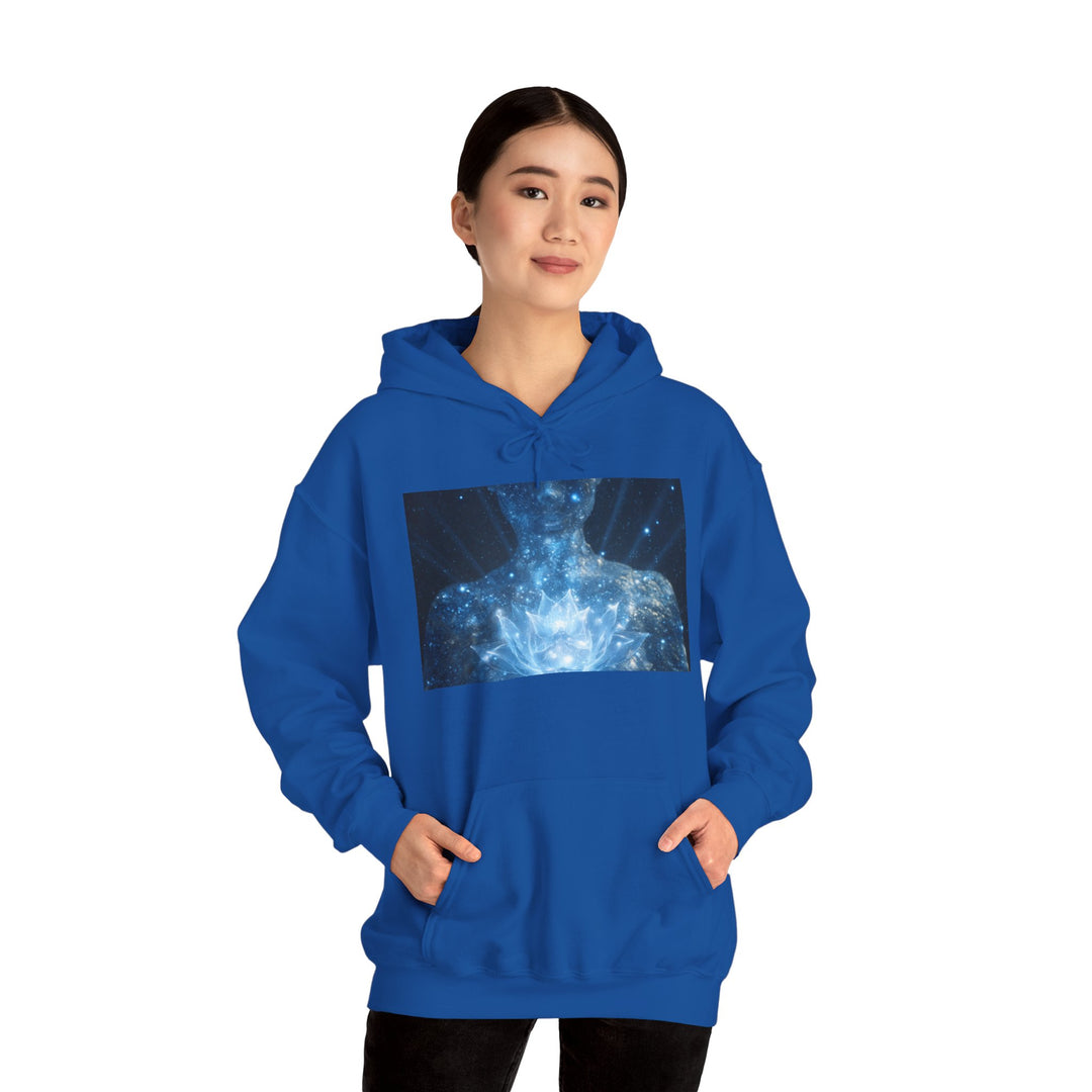 The Cosmic Bloom - Heavy Blend Hooded Sweatshirt