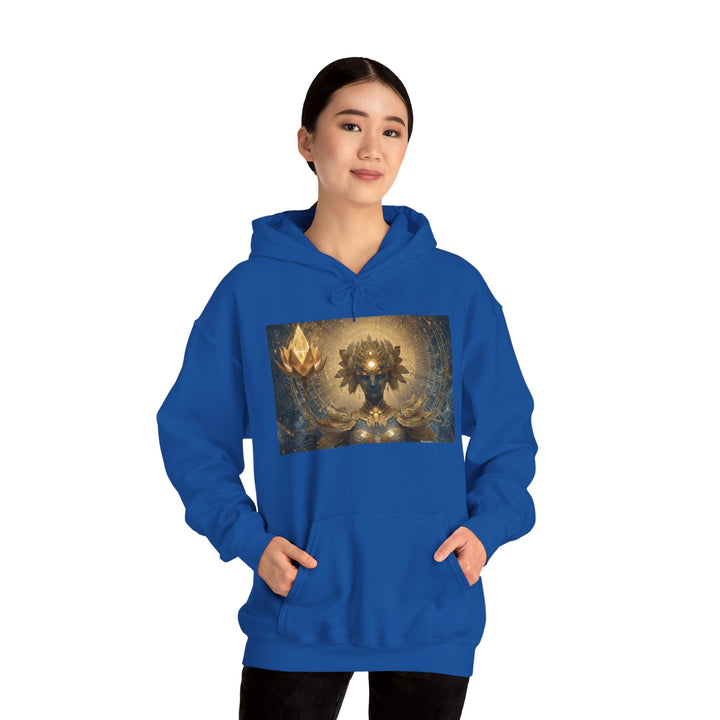 The Celestial Sentinel - Heavy Blend Hooded Sweatshirt