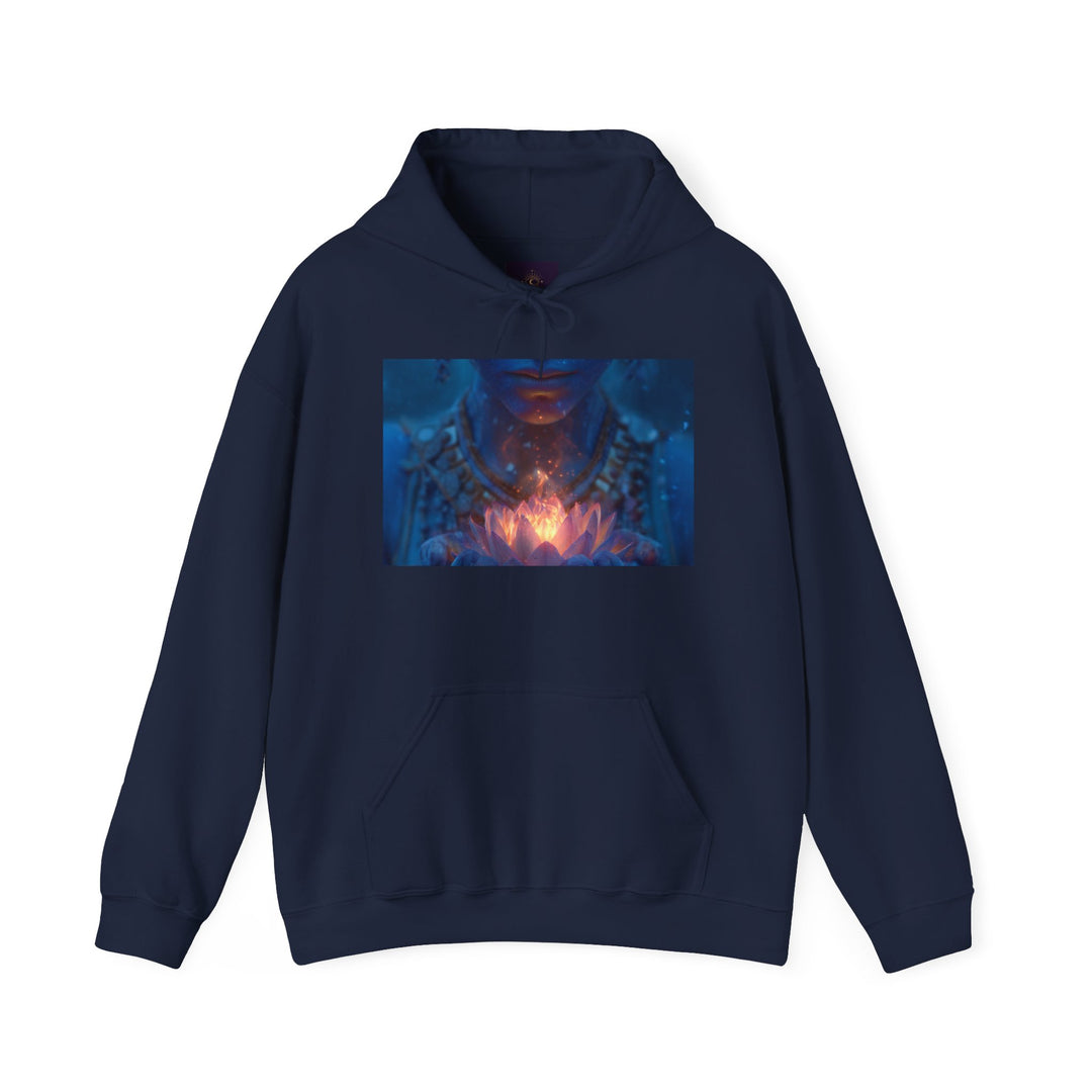 The Flame of the Lotus - Heavy Blend Hooded Sweatshirt