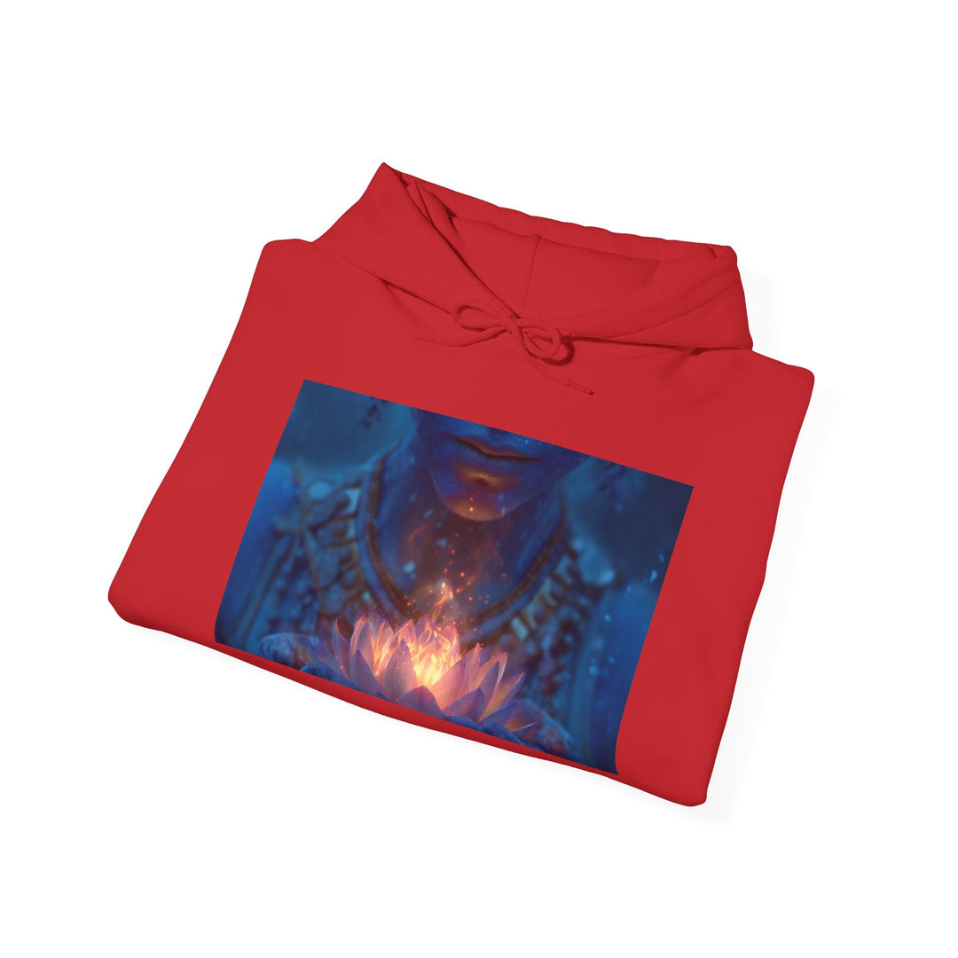 The Flame of the Lotus - Heavy Blend Hooded Sweatshirt