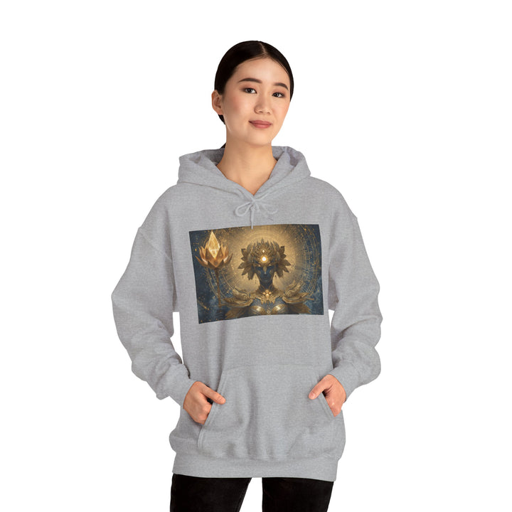 The Celestial Sentinel - Heavy Blend Hooded Sweatshirt