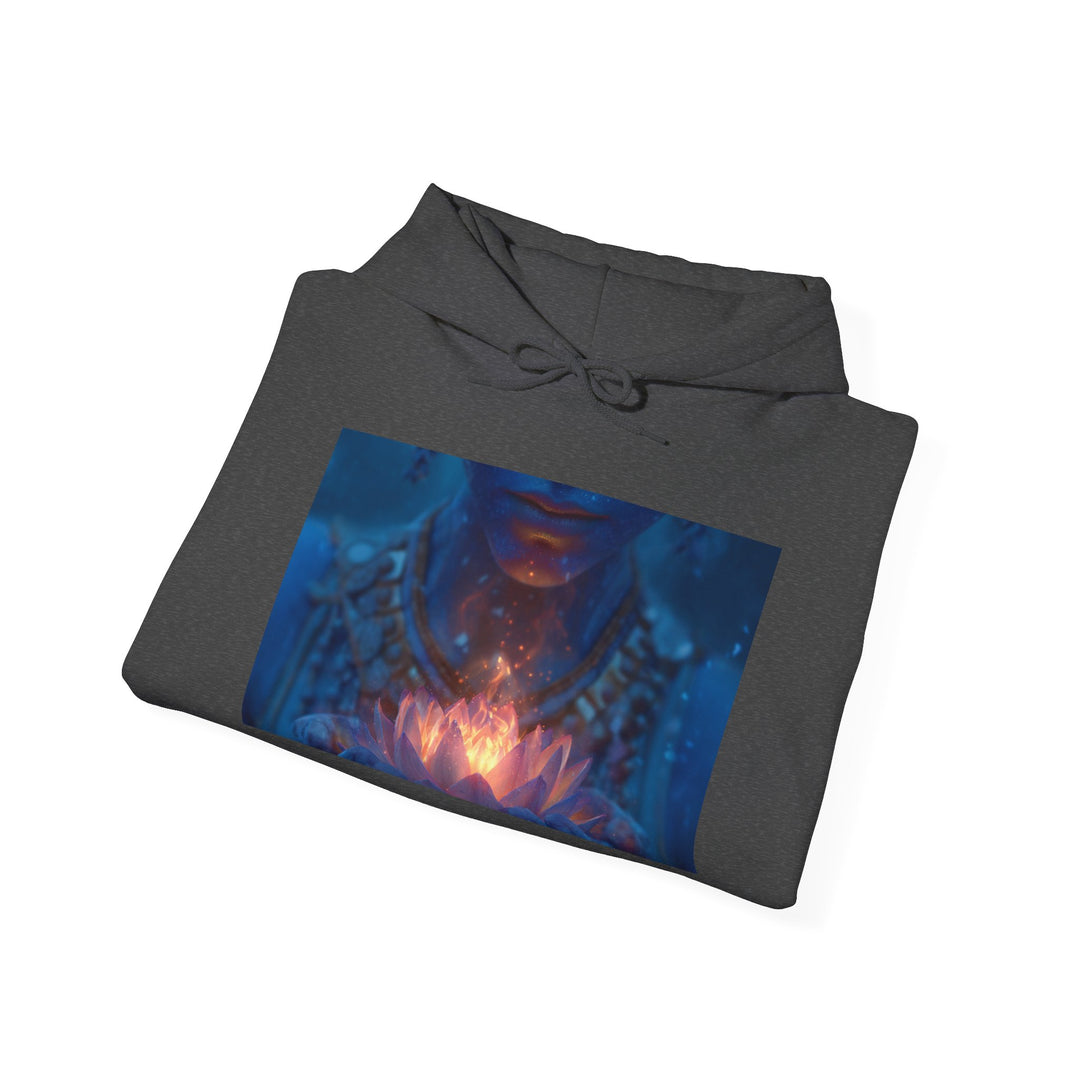 The Flame of the Lotus - Heavy Blend Hooded Sweatshirt