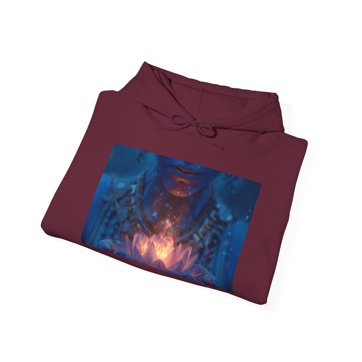 The Flame of the Lotus - Heavy Blend Hooded Sweatshirt