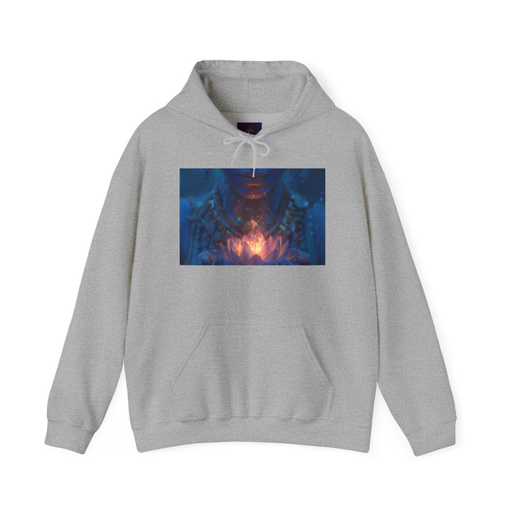 The Flame of the Lotus - Heavy Blend Hooded Sweatshirt
