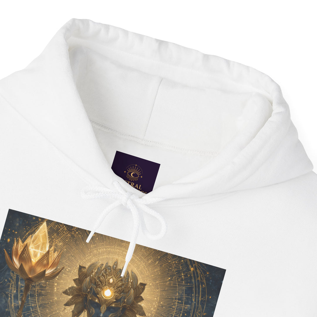 The Celestial Sentinel - Heavy Blend Hooded Sweatshirt
