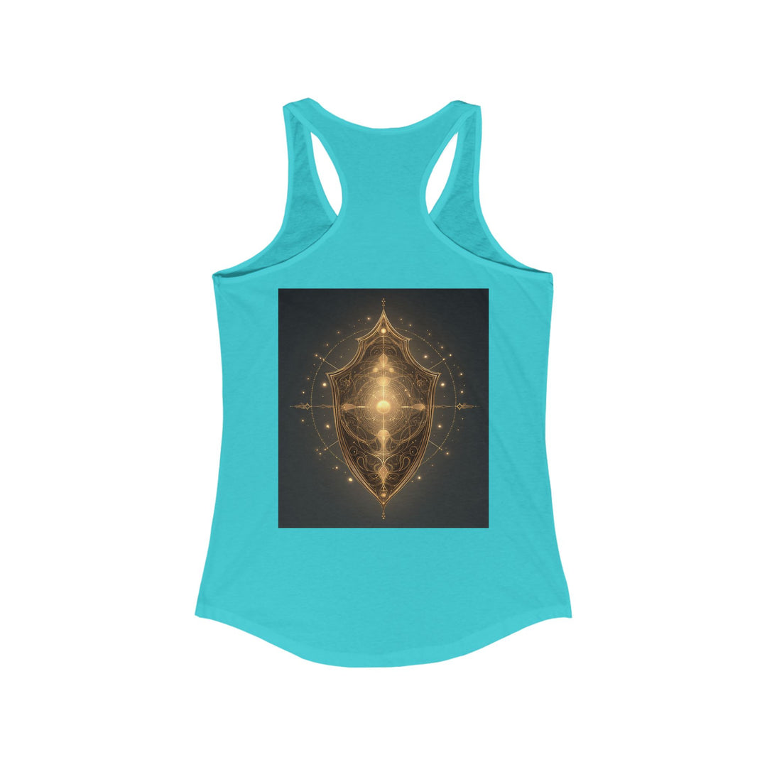 The Celestial Sentinel - Women's Racerback Tank