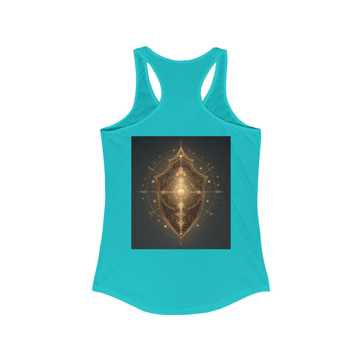The Celestial Sentinel - Women's Racerback Tank