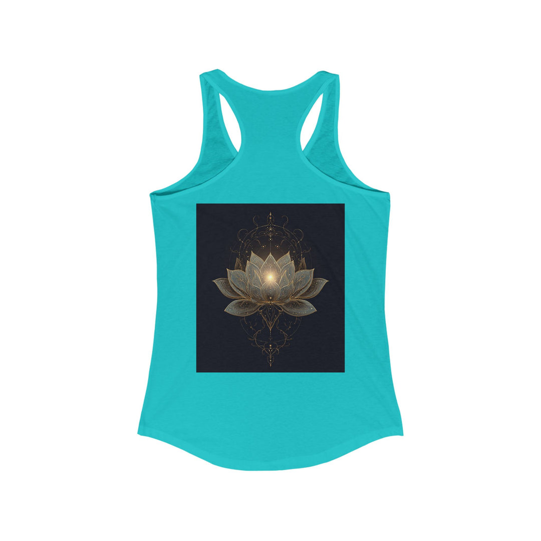 The Flame of the Lotus - Women's Racerback Tank