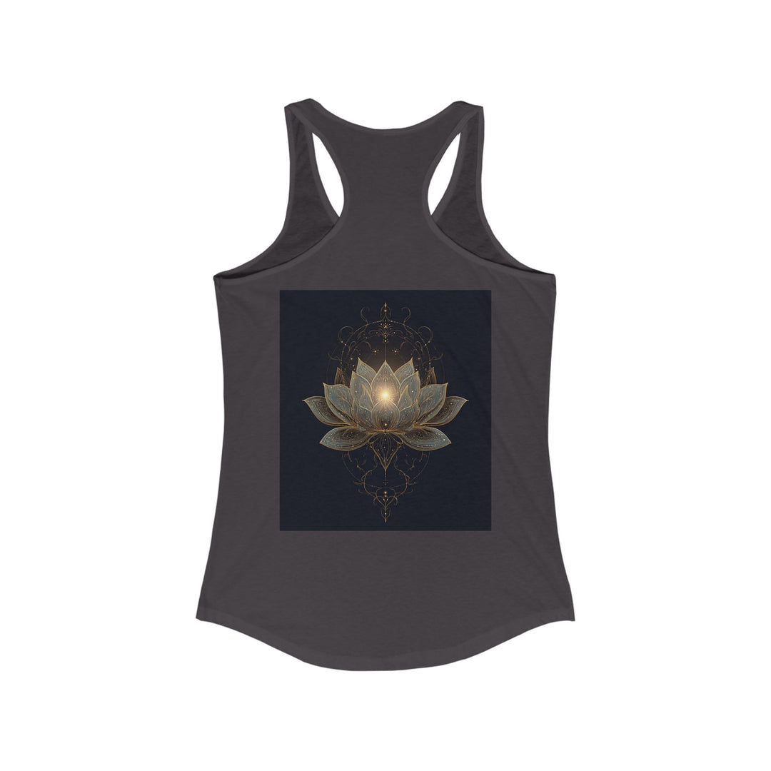 The Flame of the Lotus - Women's Racerback Tank