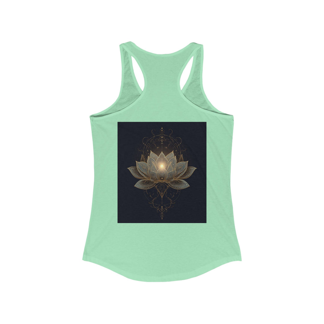 The Flame of the Lotus - Women's Racerback Tank
