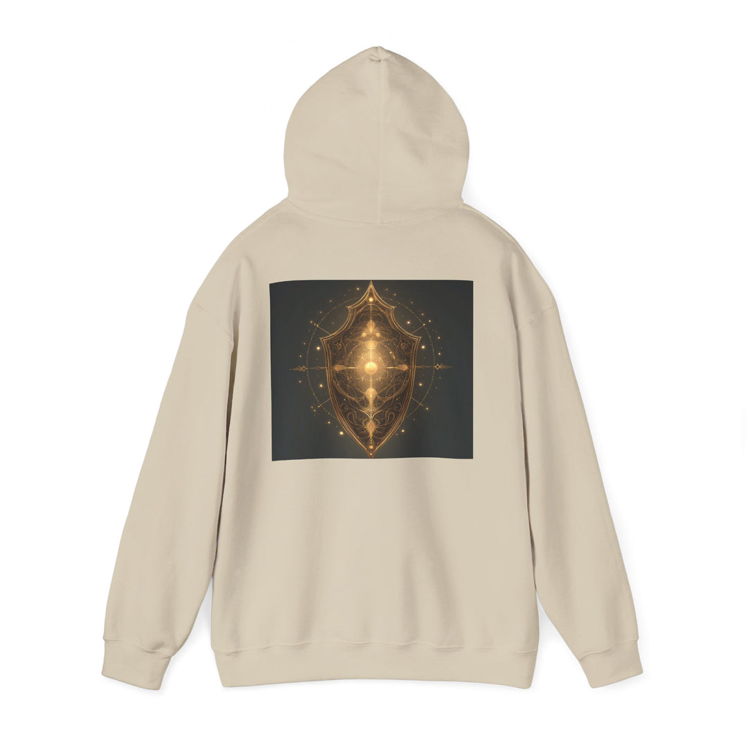 The Celestial Sentinel - Heavy Blend Hooded Sweatshirt