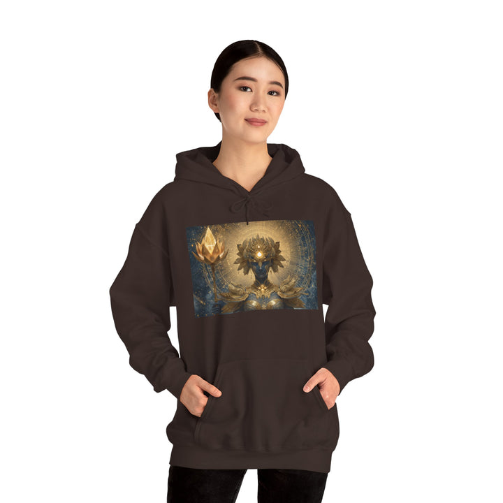 The Celestial Sentinel - Heavy Blend Hooded Sweatshirt