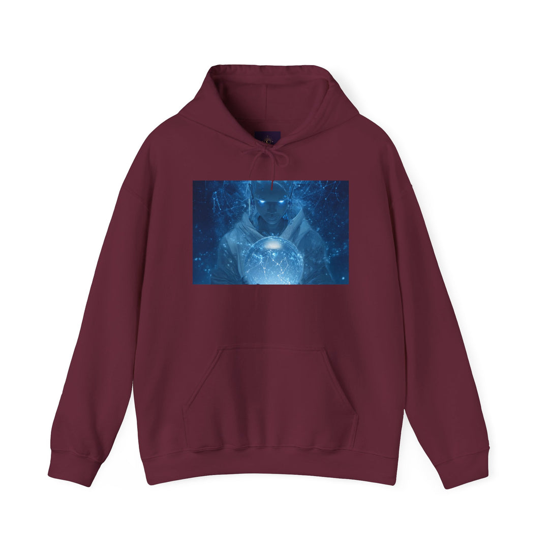 Moonlit Guardian - Heavy Blend Hooded Sweatshirt