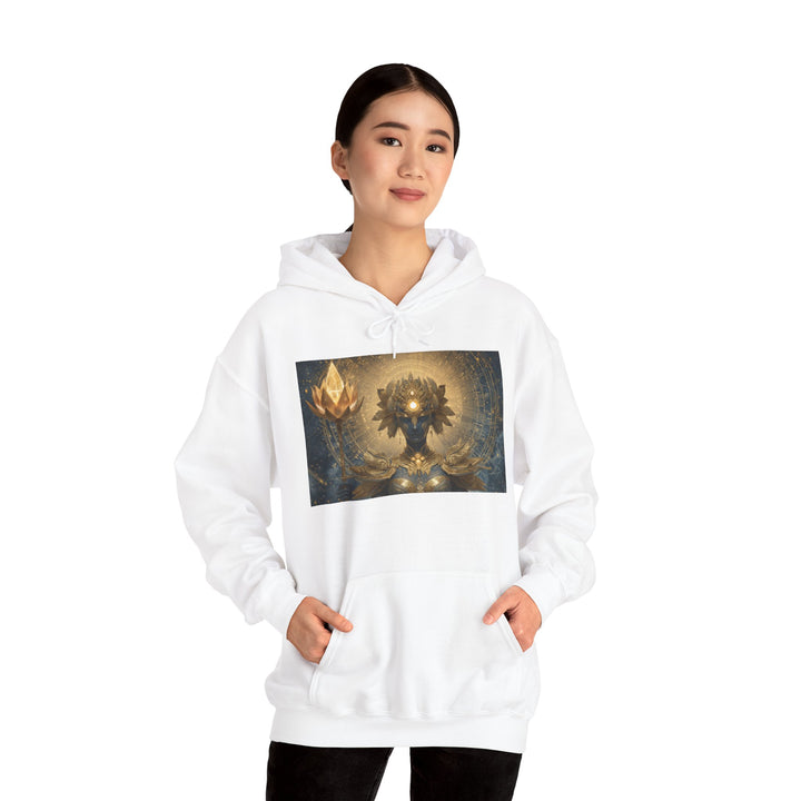 The Celestial Sentinel - Heavy Blend Hooded Sweatshirt