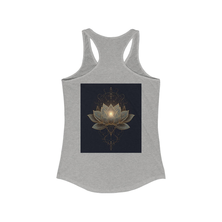The Lotus Pilgrim - Women's Racerback Tank