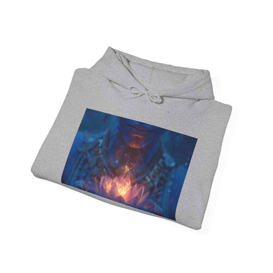 The Flame of the Lotus - Heavy Blend Hooded Sweatshirt
