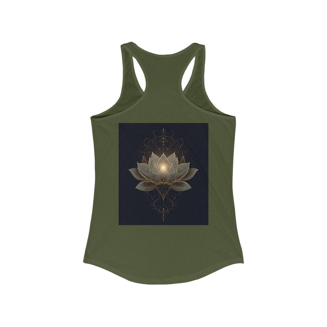 The Whispering Lotus - Women's Racerback Tank