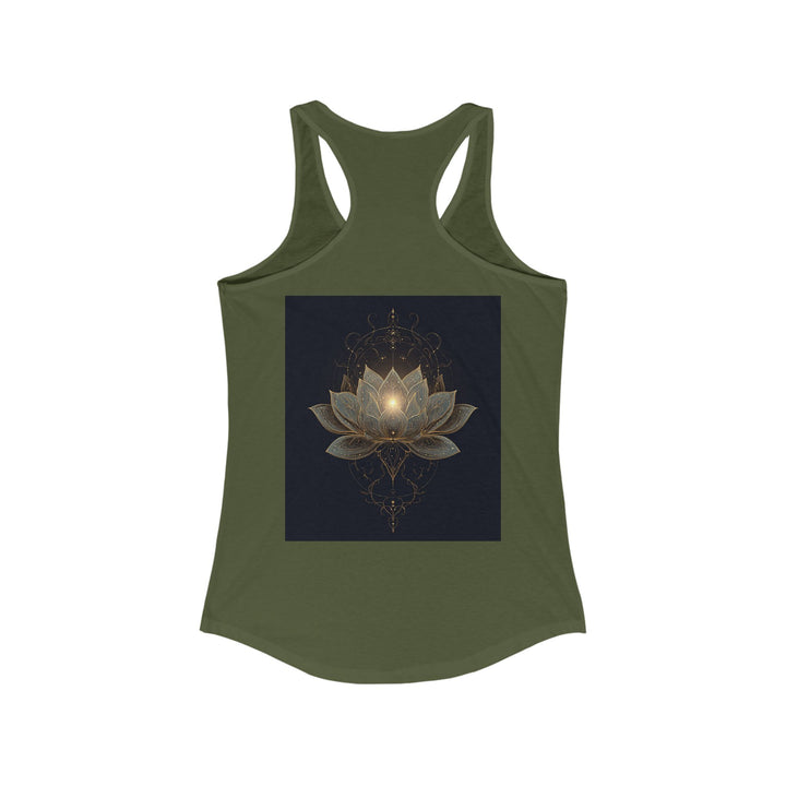 The Whispering Lotus - Women's Racerback Tank