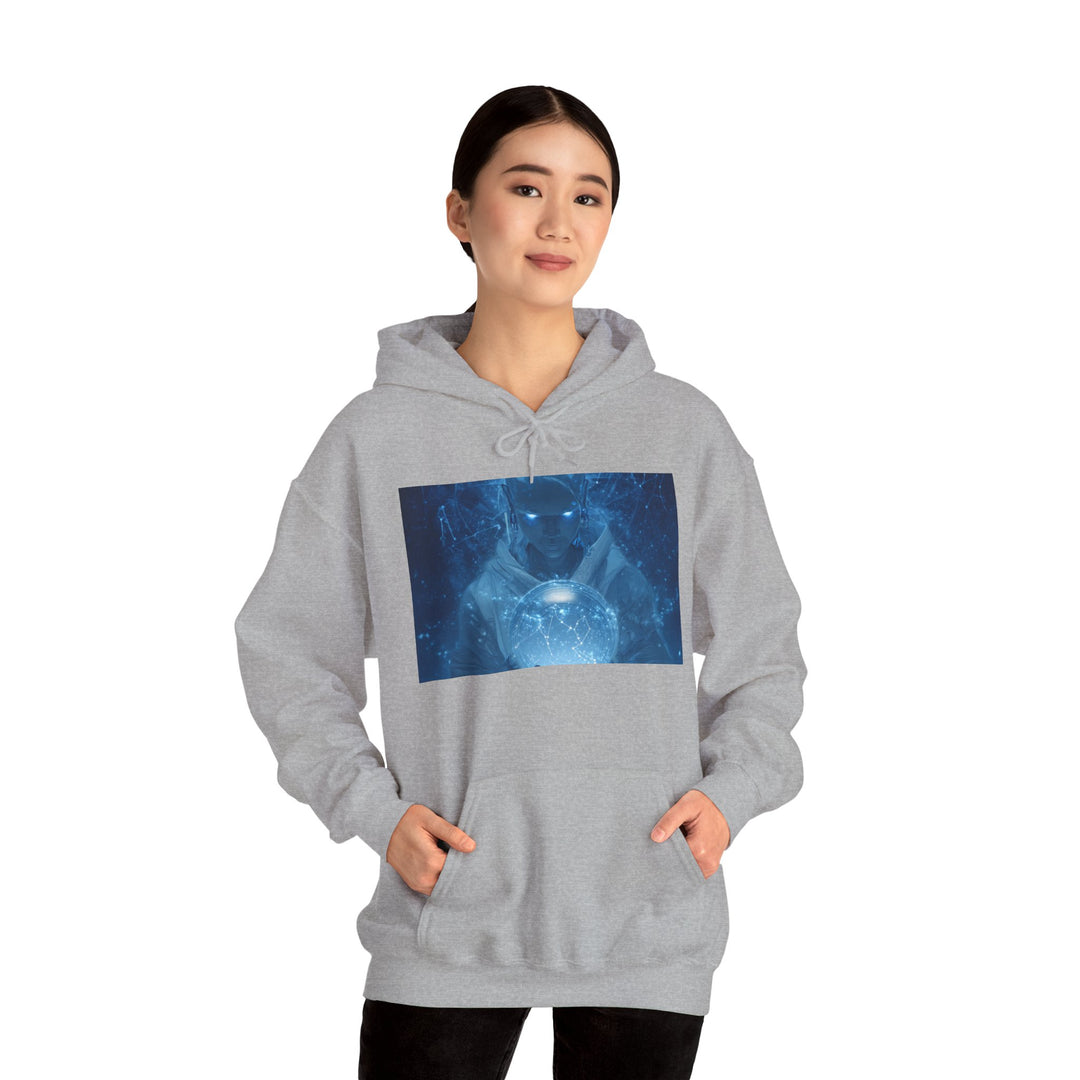 Moonlit Guardian - Heavy Blend Hooded Sweatshirt