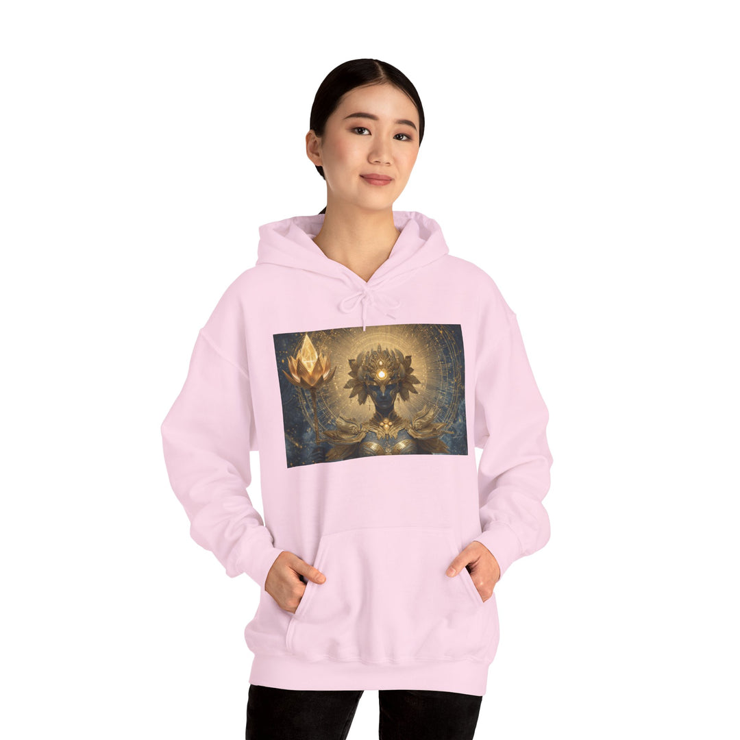 The Celestial Sentinel - Heavy Blend Hooded Sweatshirt