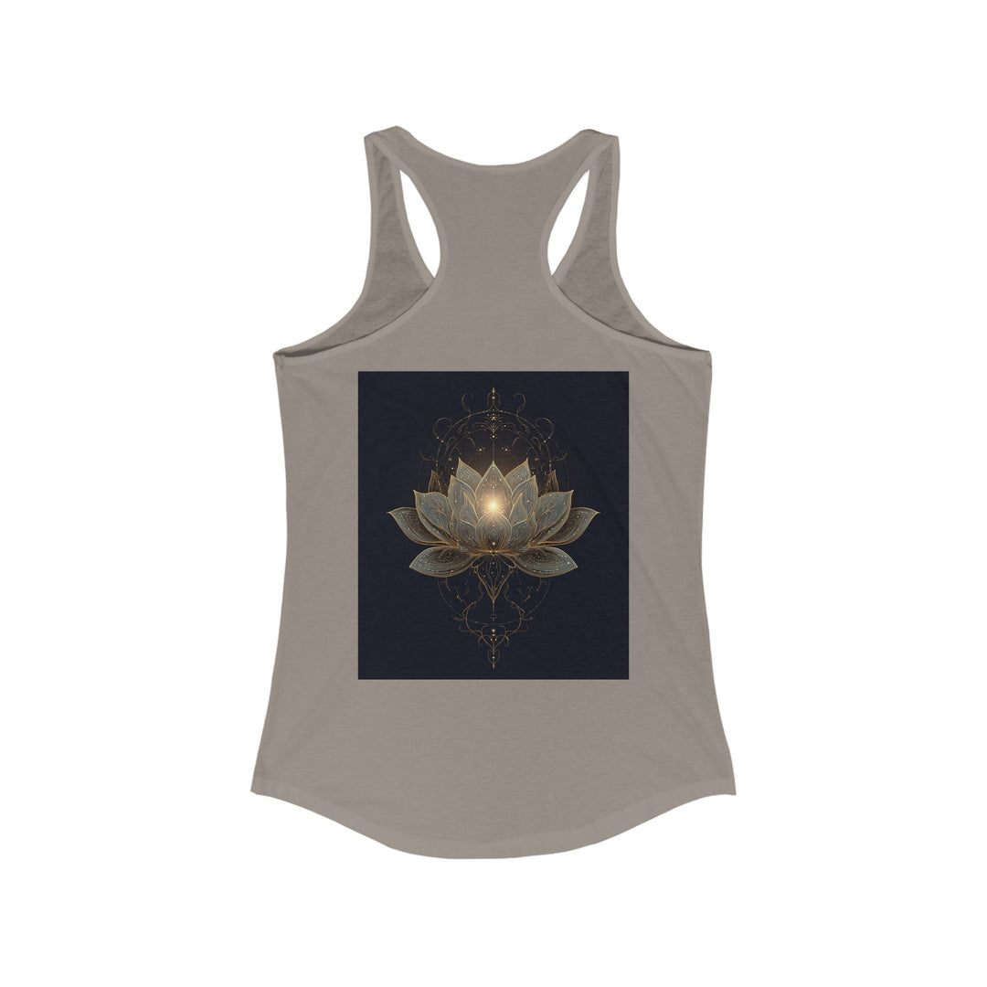 The Lotus Pilgrim - Women's Racerback Tank