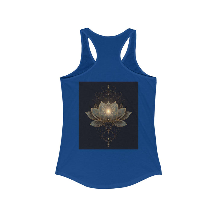The Lotus Pilgrim - Women's Racerback Tank