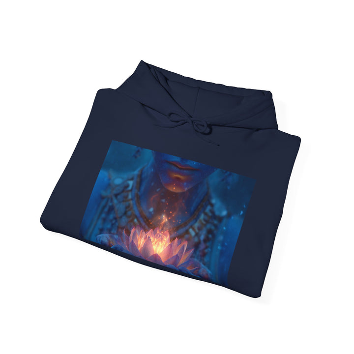The Flame of the Lotus - Heavy Blend Hooded Sweatshirt