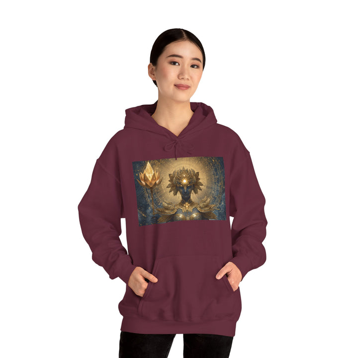 The Celestial Sentinel - Heavy Blend Hooded Sweatshirt