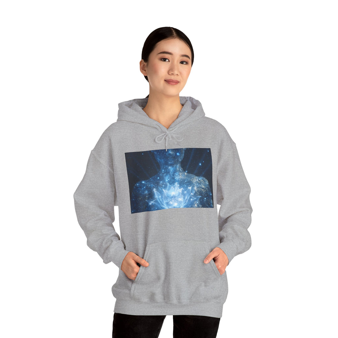 The Cosmic Bloom - Heavy Blend Hooded Sweatshirt