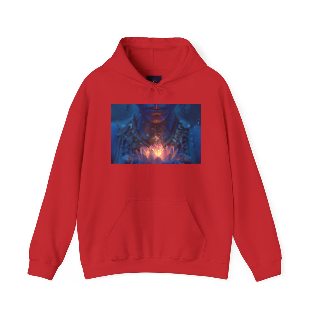 The Flame of the Lotus - Heavy Blend Hooded Sweatshirt