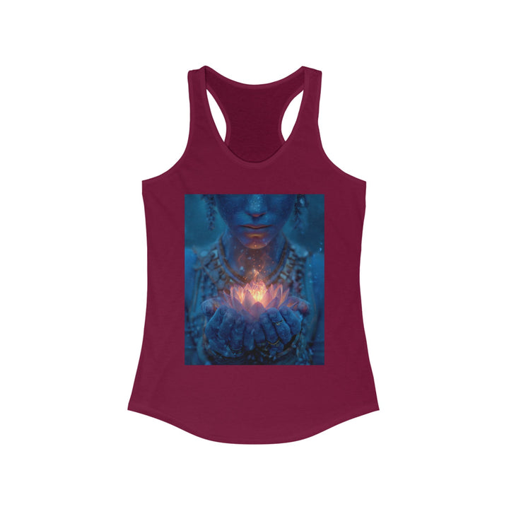 The Flame of the Lotus - Women's Racerback Tank