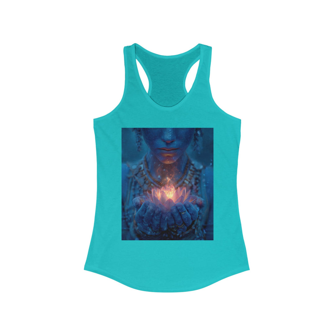 The Flame of the Lotus - Women's Racerback Tank