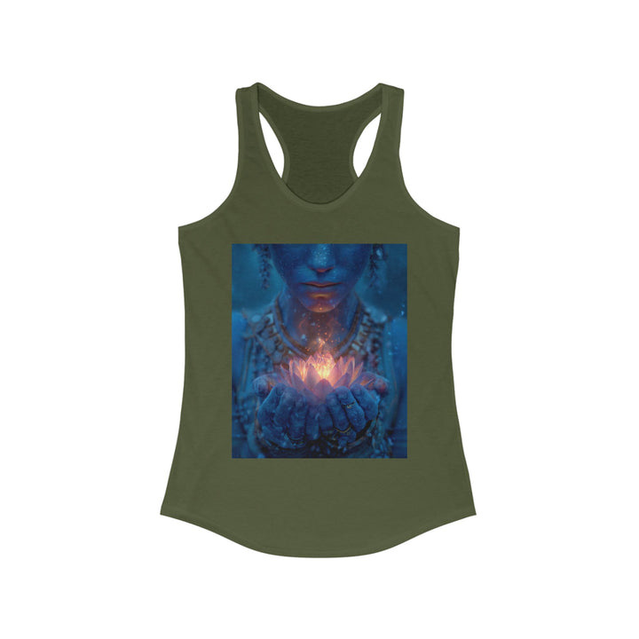 The Flame of the Lotus - Women's Racerback Tank