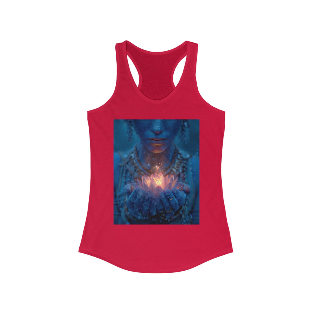 The Flame of the Lotus - Women's Racerback Tank
