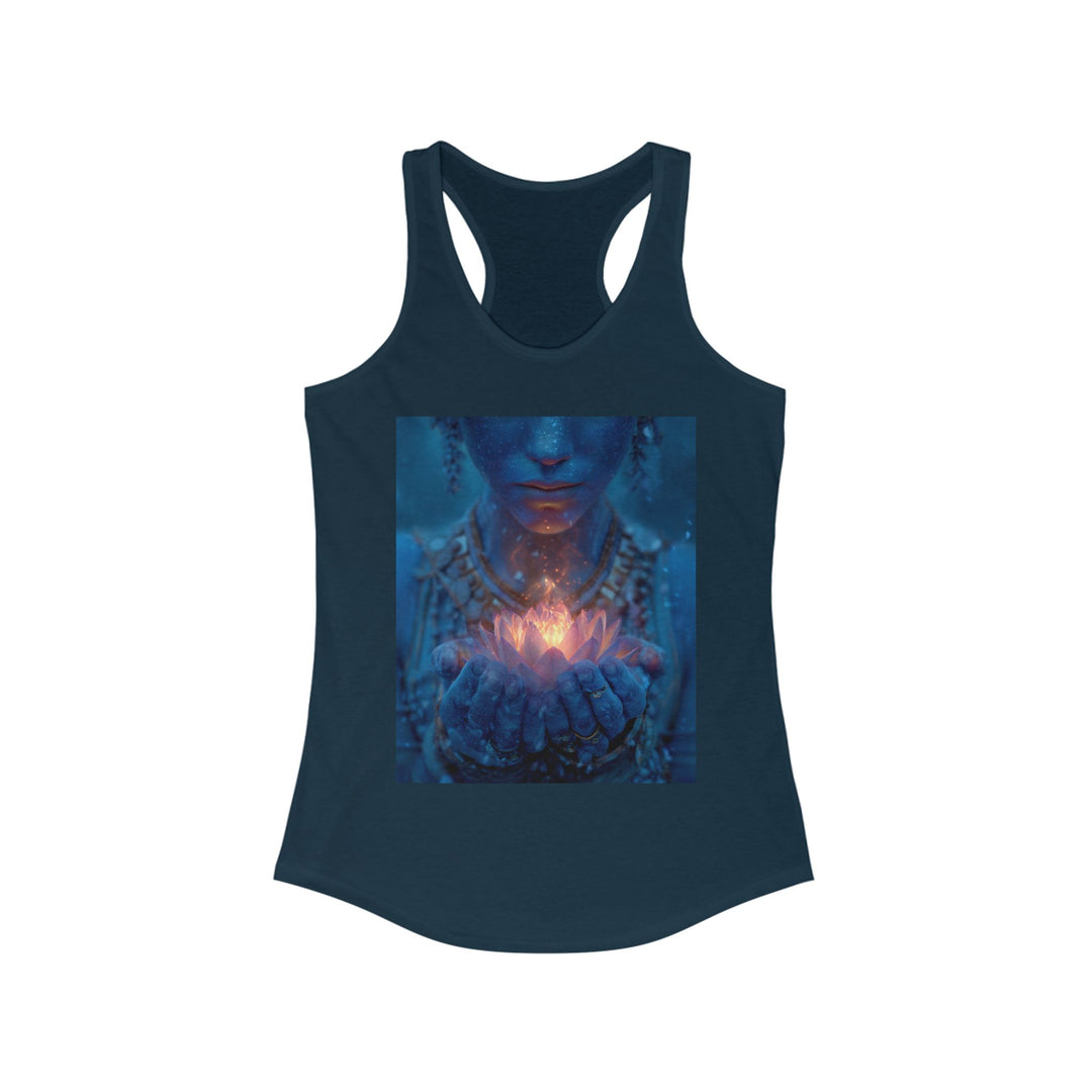 The Flame of the Lotus - Women's Racerback Tank