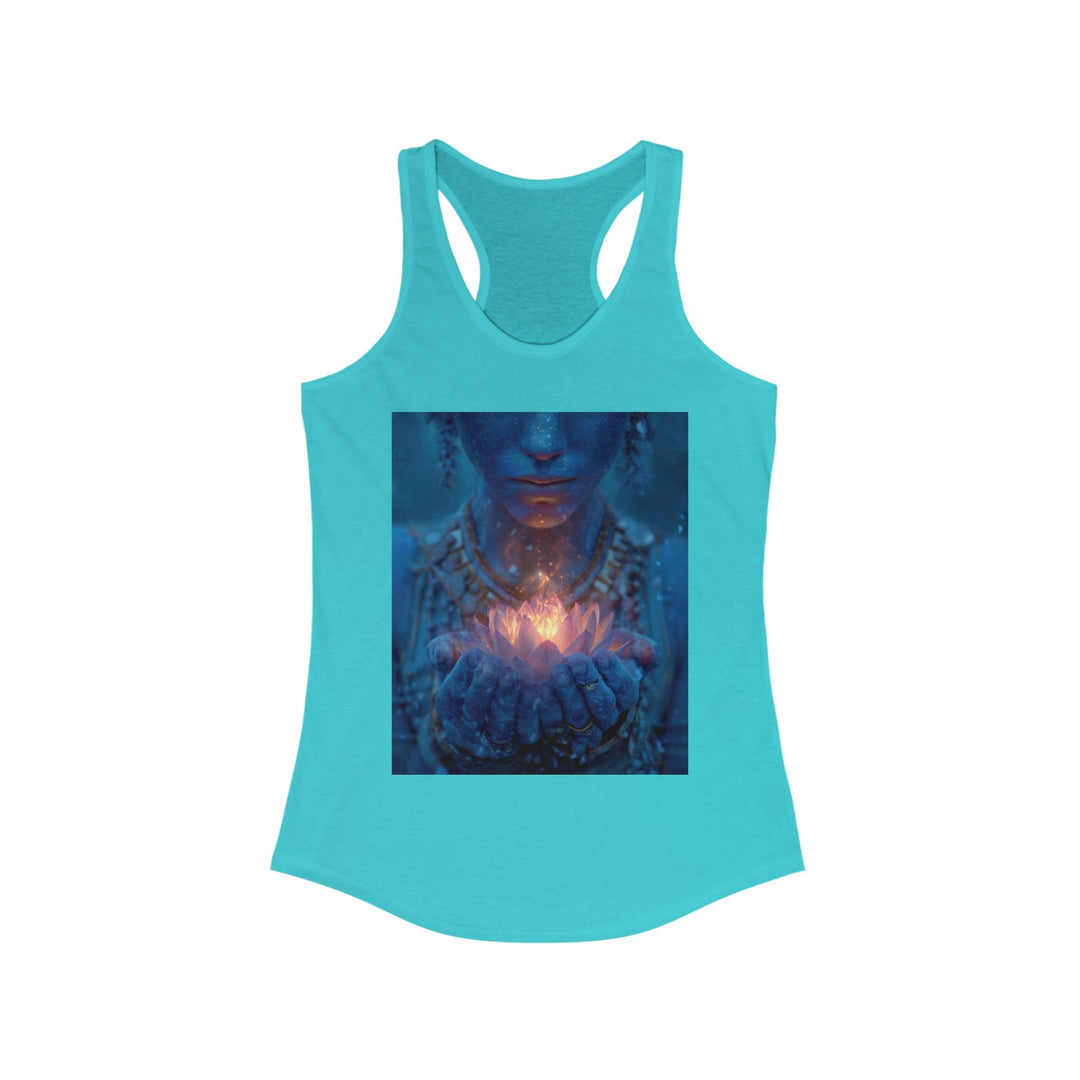 The Flame of the Lotus - Women's Racerback Tank