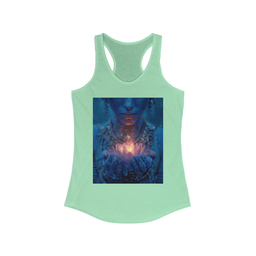 The Flame of the Lotus - Women's Racerback Tank