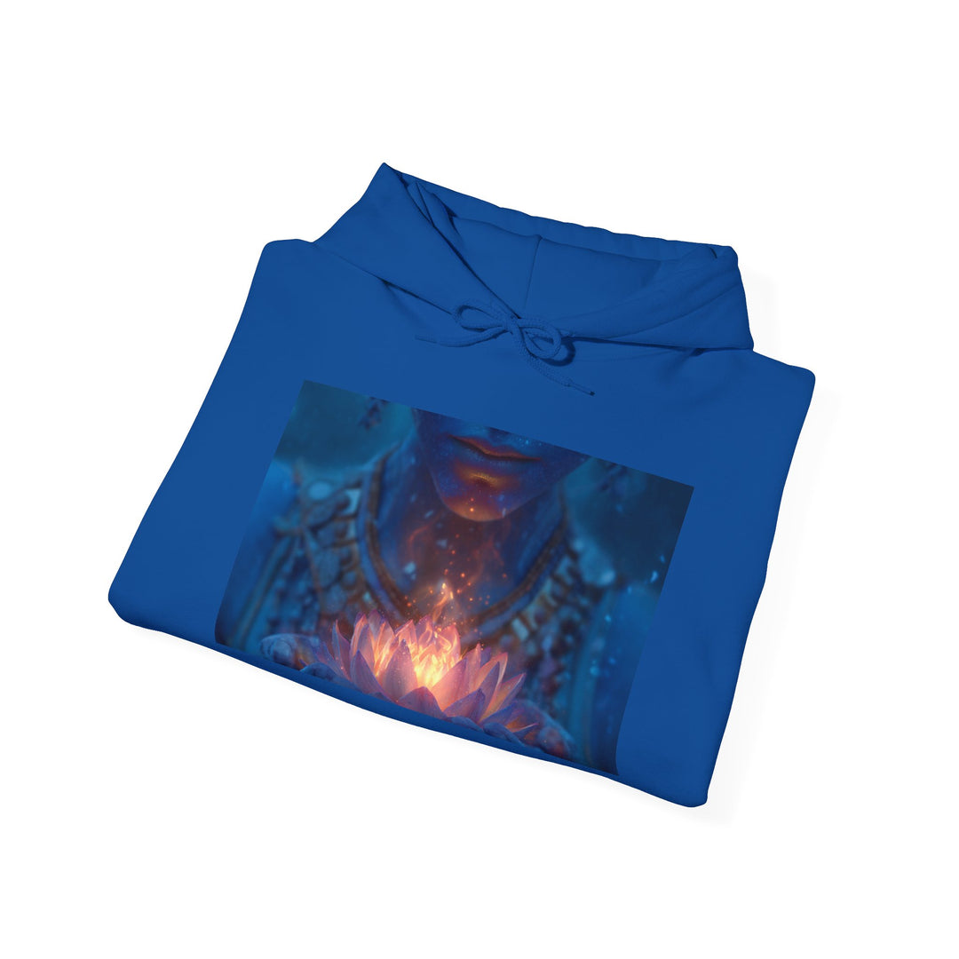 The Flame of the Lotus - Heavy Blend Hooded Sweatshirt
