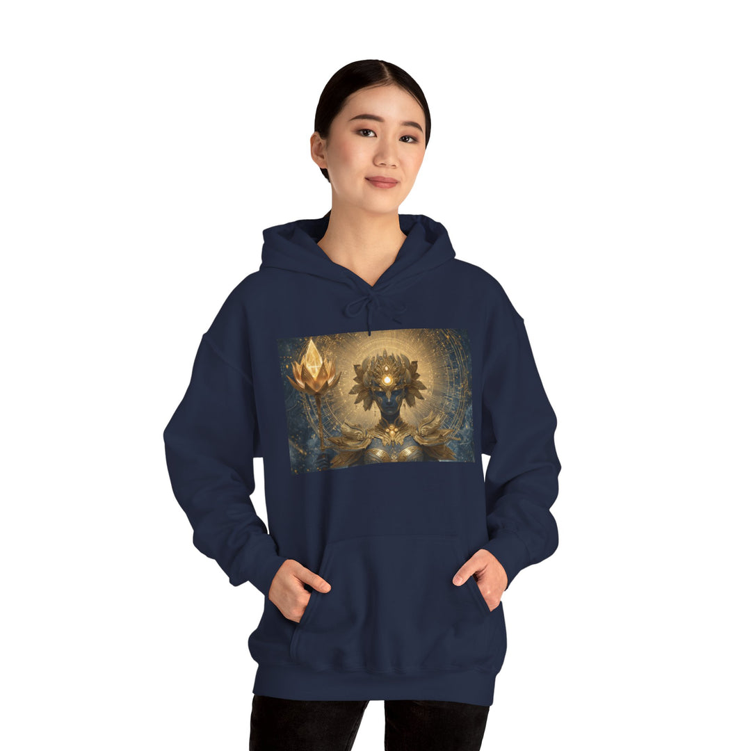 The Celestial Sentinel - Heavy Blend Hooded Sweatshirt