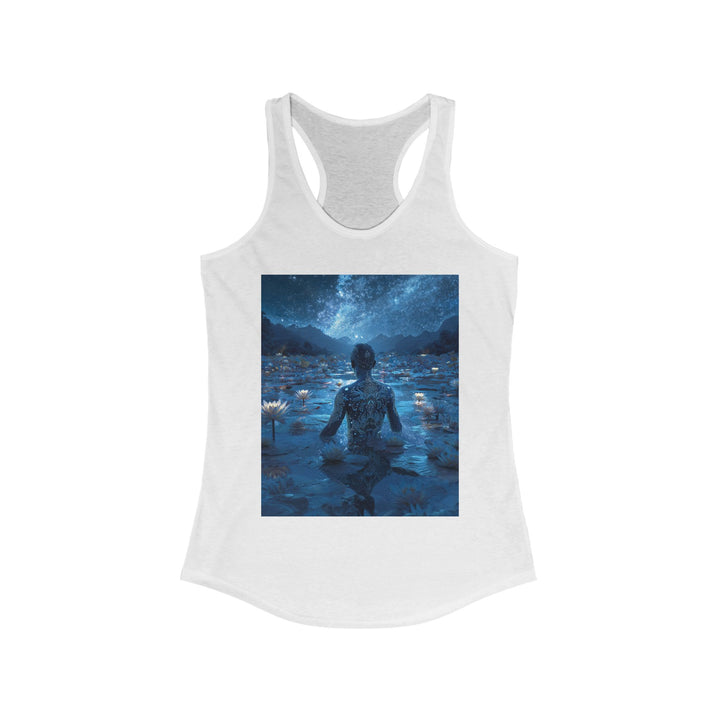 The Lotus Pilgrim - Women's Racerback Tank