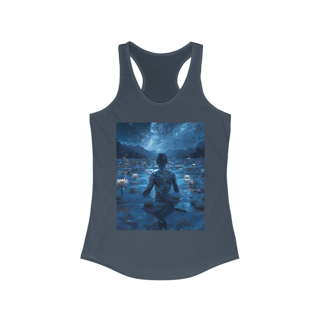 The Lotus Pilgrim - Women's Racerback Tank