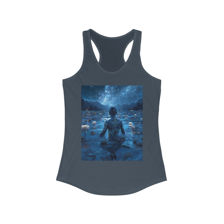 The Lotus Pilgrim - Women's Racerback Tank
