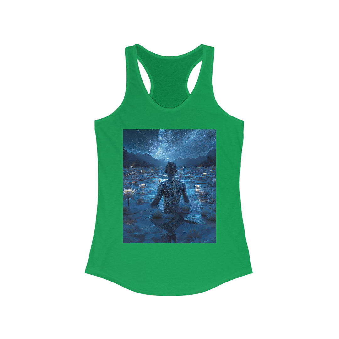 The Lotus Pilgrim - Women's Racerback Tank