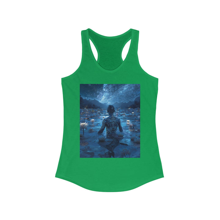 The Lotus Pilgrim - Women's Racerback Tank