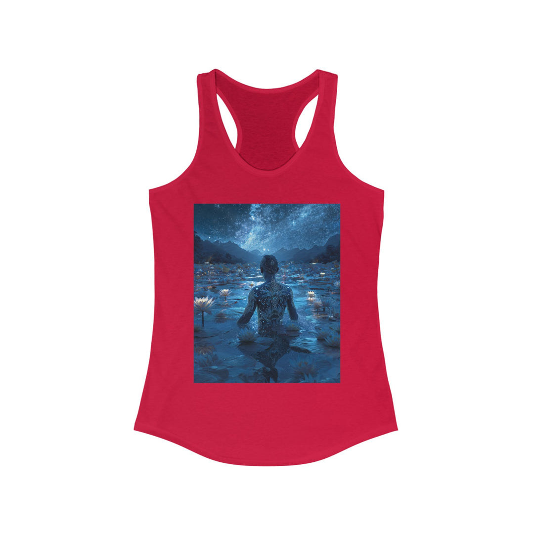 The Lotus Pilgrim - Women's Racerback Tank