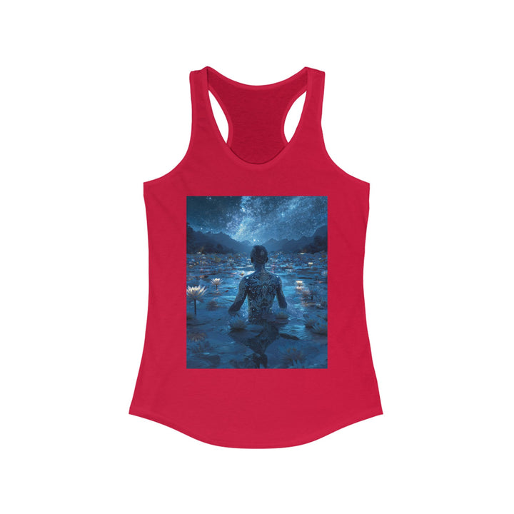 The Lotus Pilgrim - Women's Racerback Tank