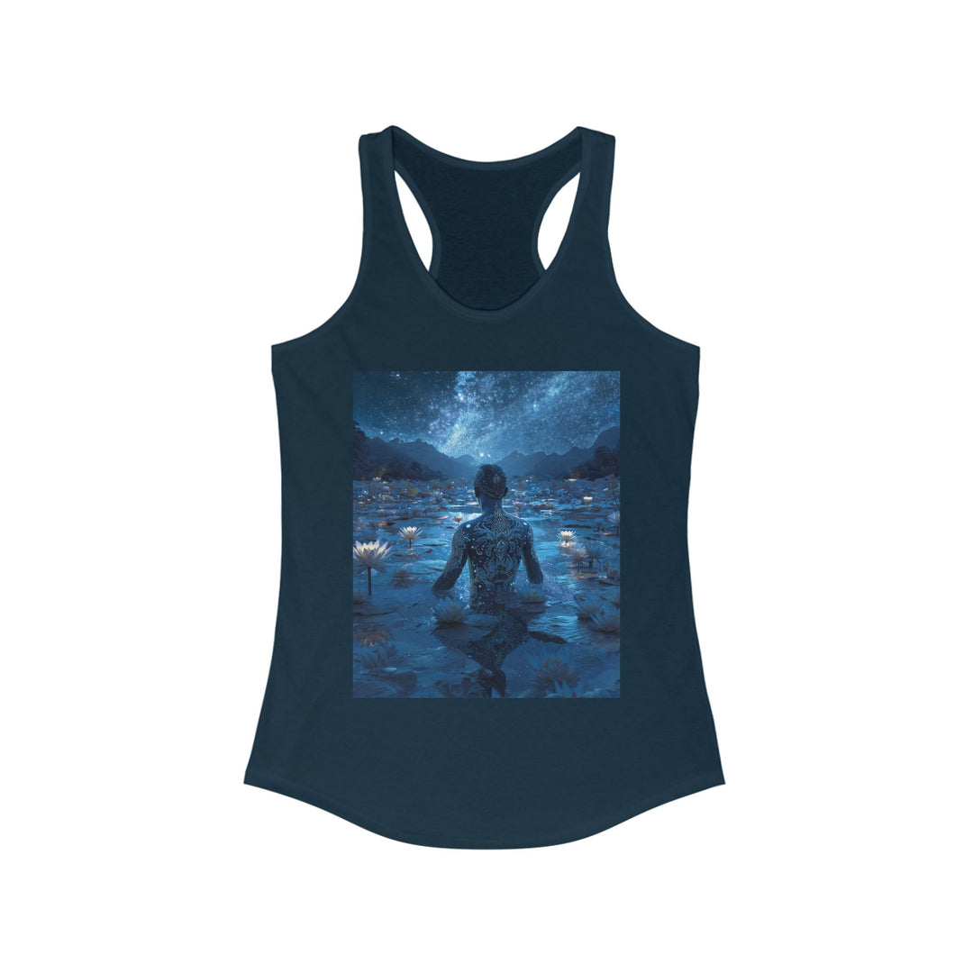 The Lotus Pilgrim - Women's Racerback Tank