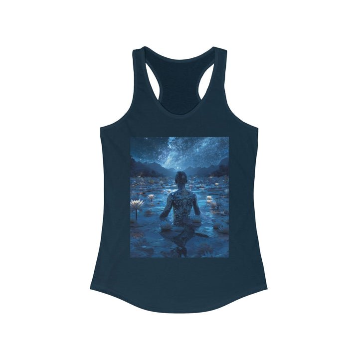 The Lotus Pilgrim - Women's Racerback Tank