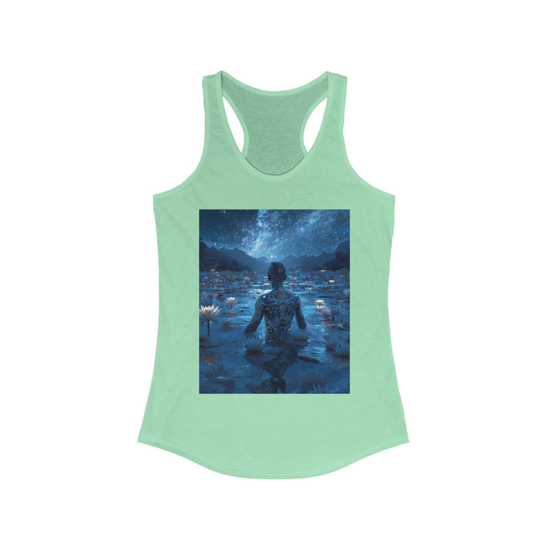 The Lotus Pilgrim - Women's Racerback Tank